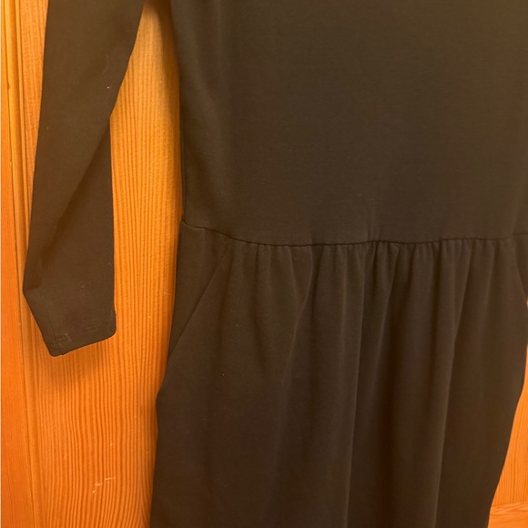 BODEN Black Janie Knit Zipper Detail A-line Pocketed Dress-SZ. 6R - Picture 4 of 10